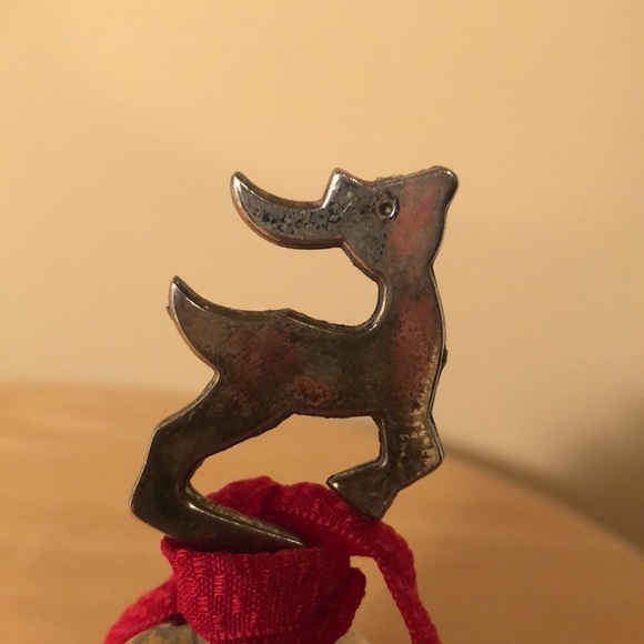 International Silver Co. 1994 Engraved Christmas Bell Reindeer Silver-plate 4” - Picture 7 of 8